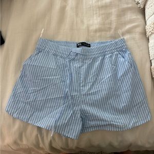 Zara linen shorts